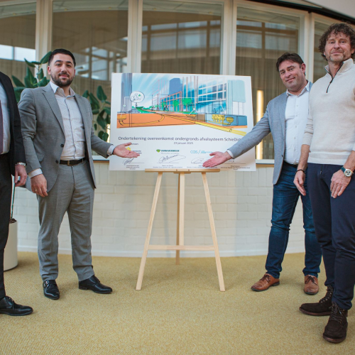 Directie tekent voor contract Schieveste