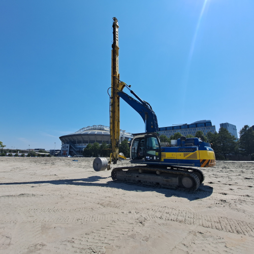 Viadrain kraan bij arena
